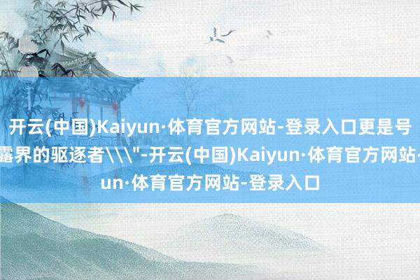 开云(中国)Kaiyun·体育官方网站-登录入口更是号称\